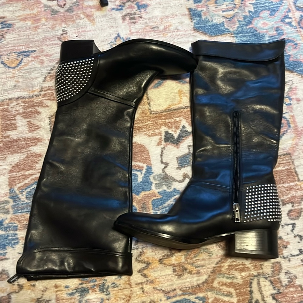 Ivanka trump studded heel boot